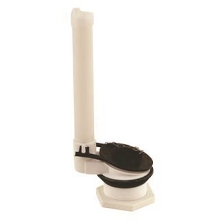 Proplus 12 in. Plastic Flush Valve with Toilet Tank Flapper 181112
